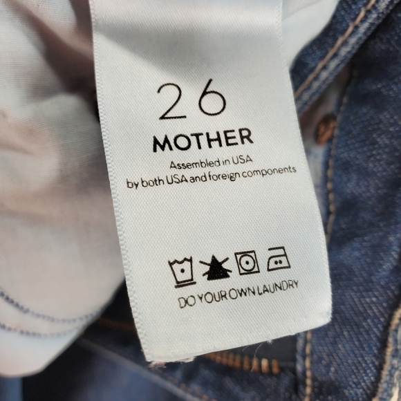 Mother Blue Jeans Looker Clean Sweep 26 (27)x29 Stretchy Skinny Ankle Distressed - Picture 5 of 16